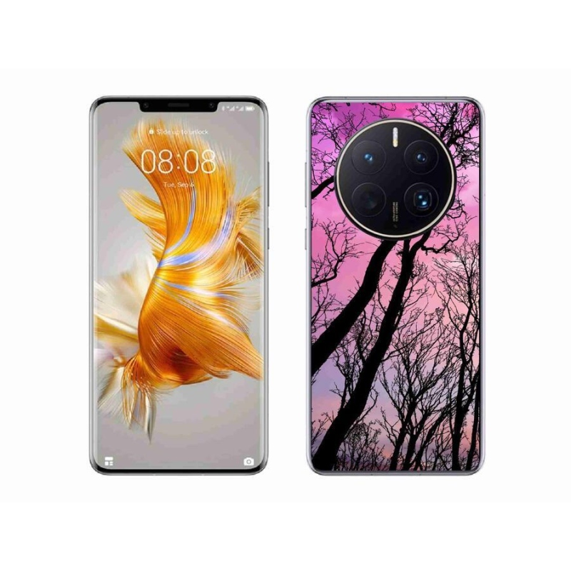 Gél tok mmCase a mobil Huawei Mate 50 Pro - kidőlt fák számára