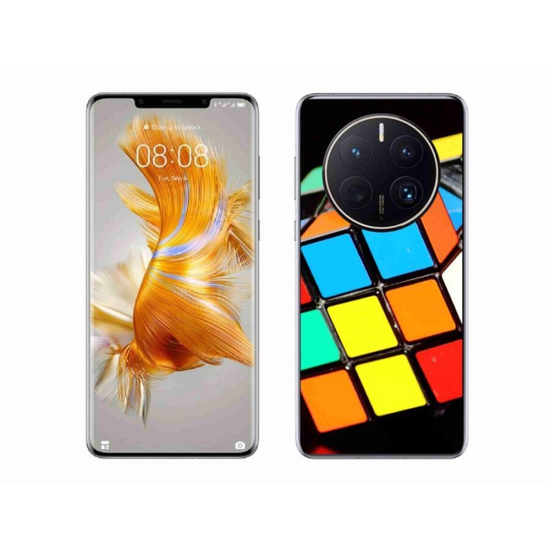 Gél tok mmCase mobil Huawei Mate 50 Pro - Rubik kocka