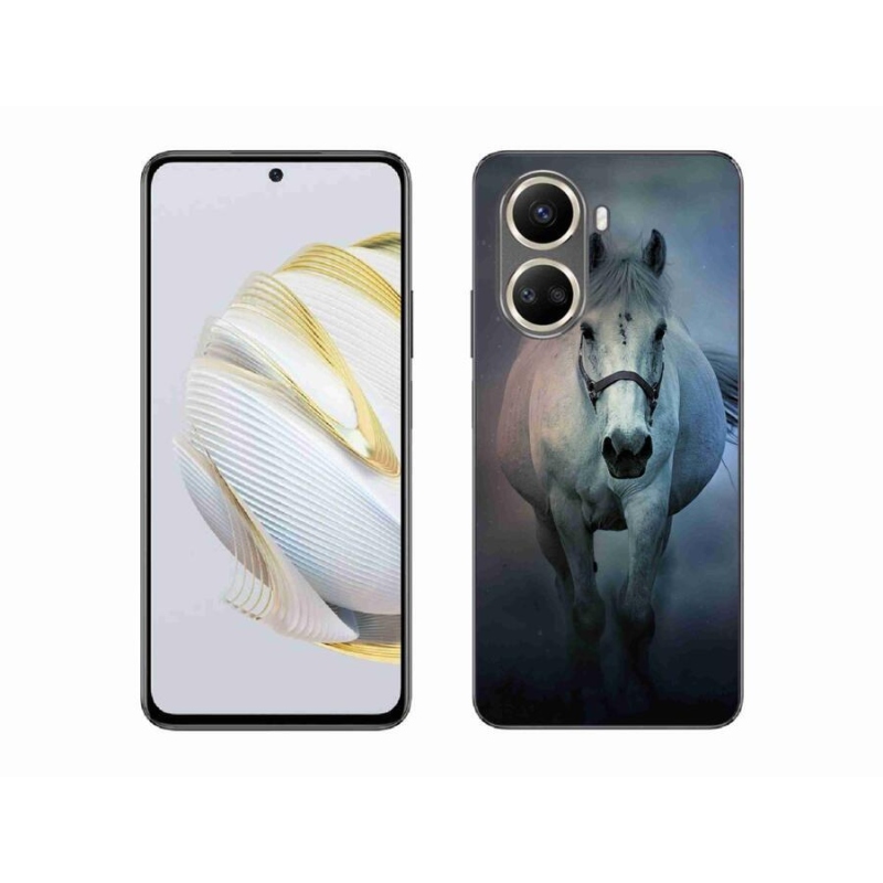 Gél tok mmCase a Huawei Nova 10 SE-hez - futó fehér ló