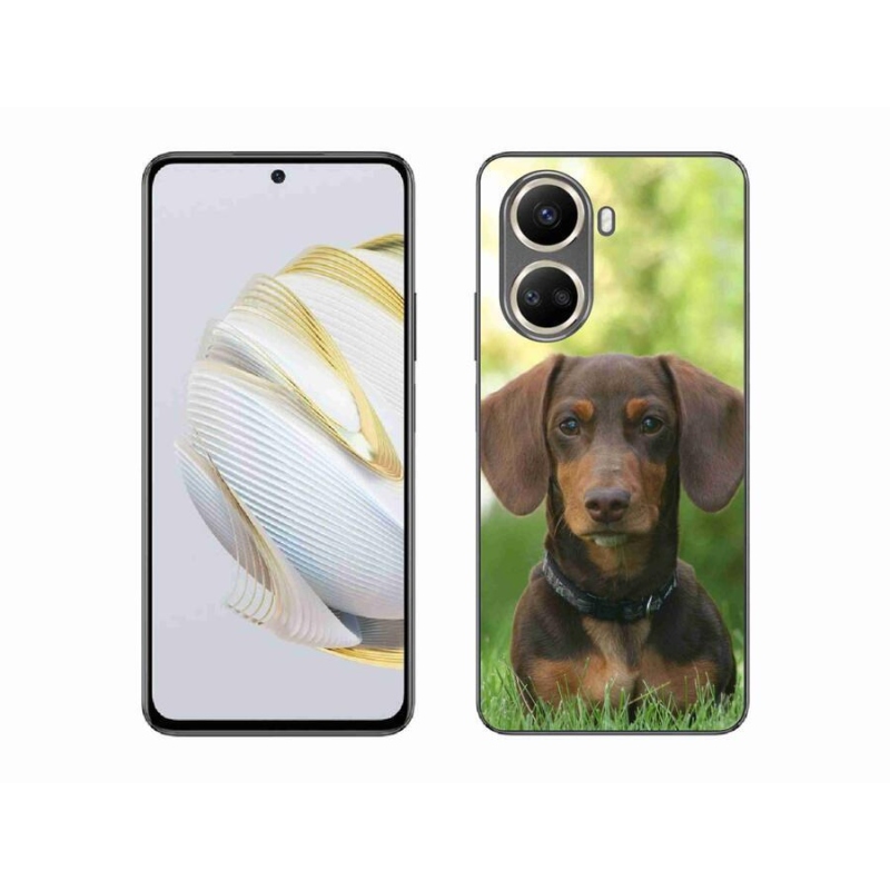 Gél tok mmCase mobiltelefonhoz Huawei Nova 10 SE - barna tacskó