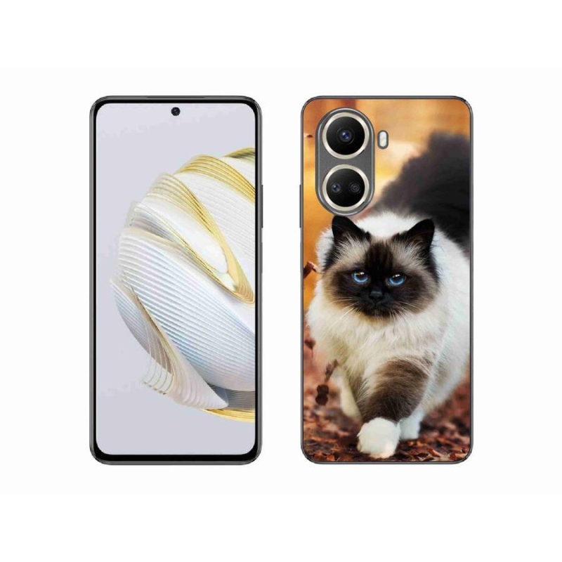 Gél tok mmCase mobil Huawei Nova 10 SE - macska