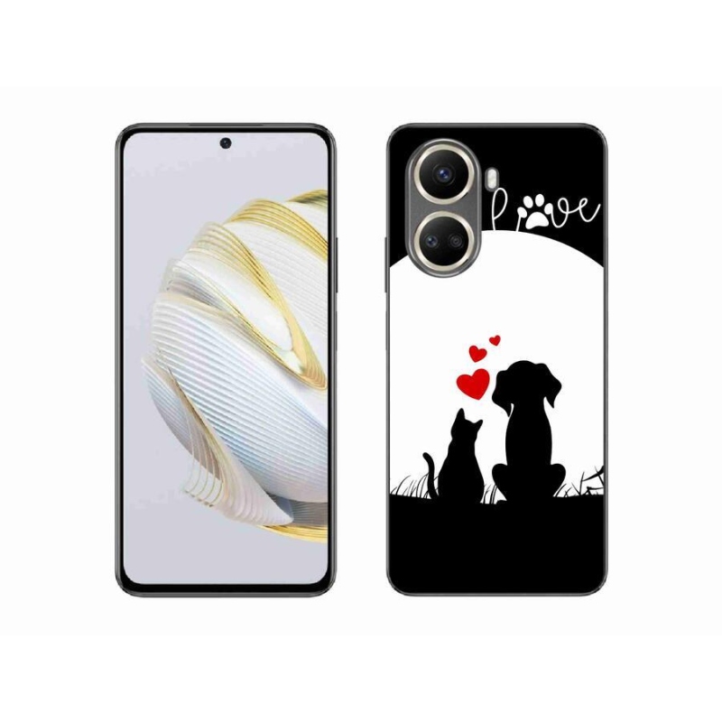 Gél tok mmCase mobil Huawei Nova 10 SE - állati szeretet