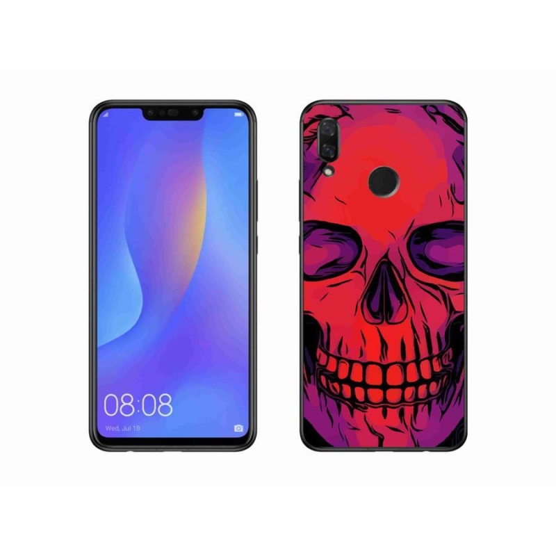 Gél tok mmCase mobil Huawei Nova 3 - koponya