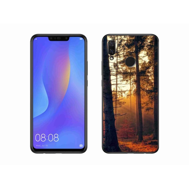 Gél tok mmCase mobil Huawei Nova 3 - erdő