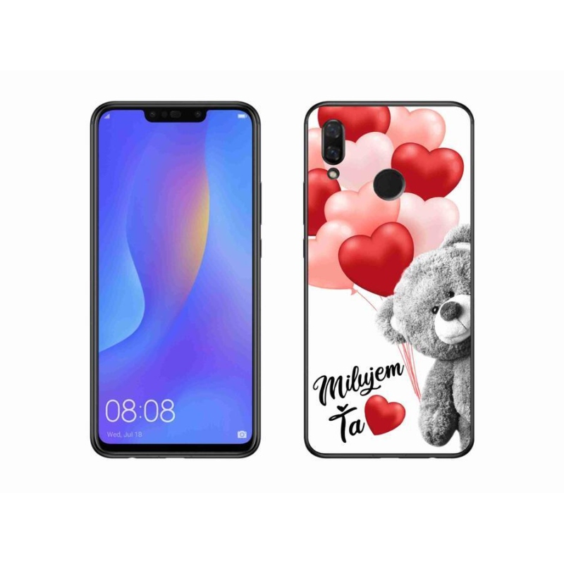 Gél tok mmCase mobil Huawei Nova 3 - I love you