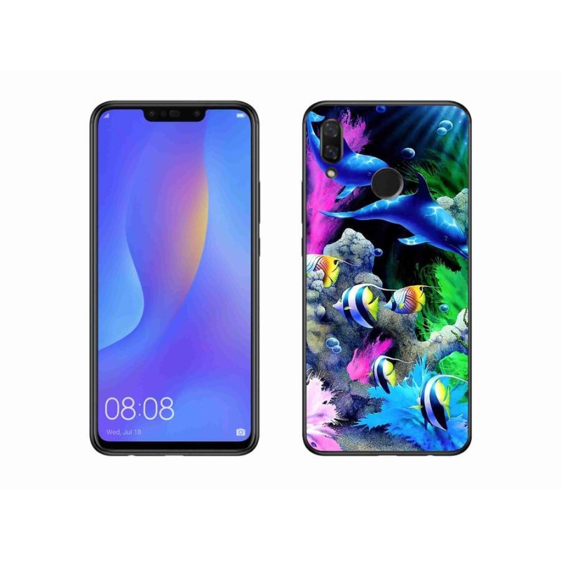 Gél tok mmCase a mobil Huawei Nova 3 - tengeri világhoz
