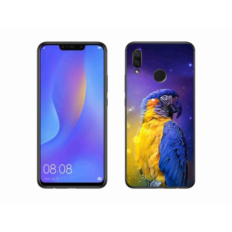 Gél tok mmCase mobil Huawei Nova 3 - papagáj ara 1