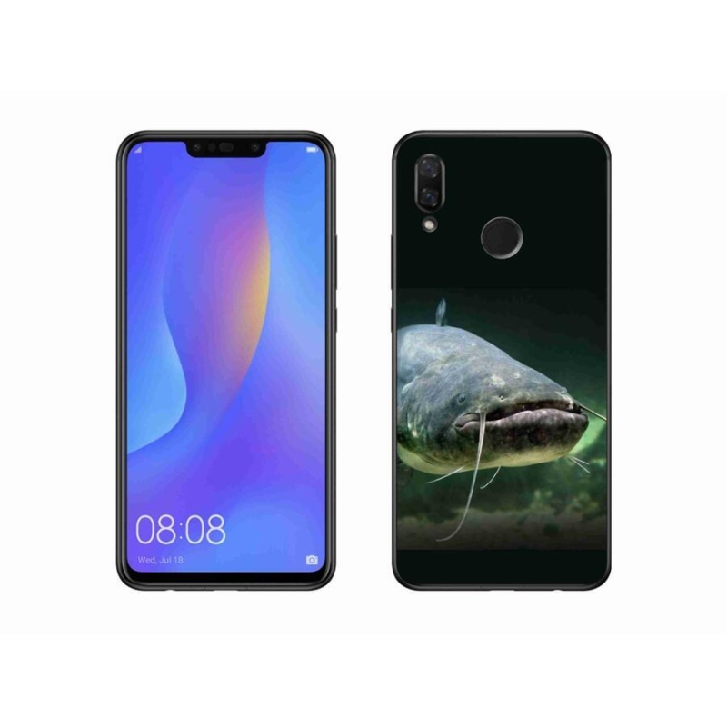 Gél tok mmCase a mobil Huawei Nova 3 - harcsa - mobiltelefonhoz