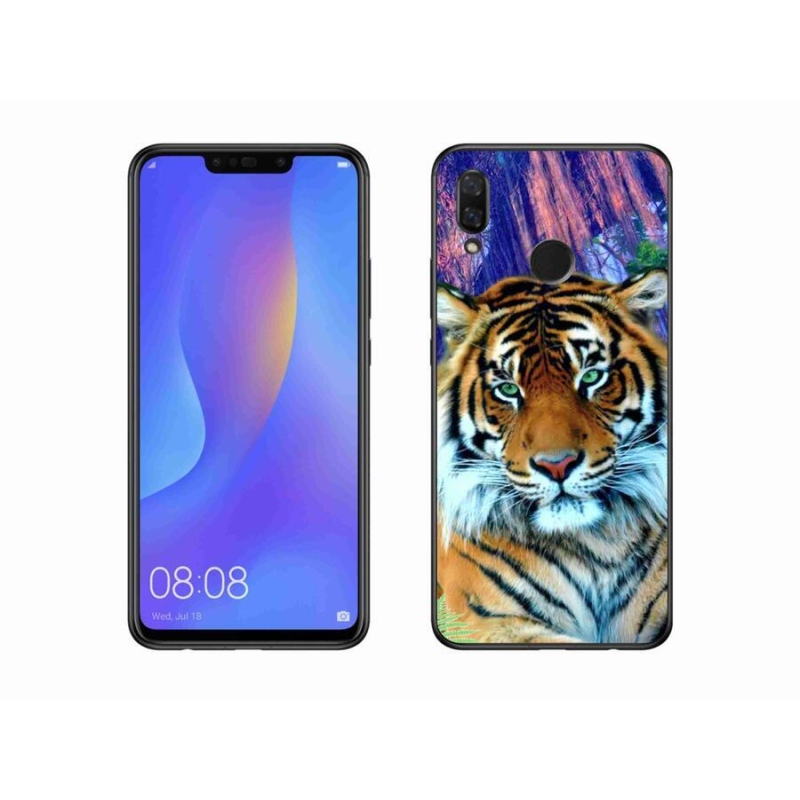 Gél tok mmCase a mobil Huawei Nova 3 - tigrishez