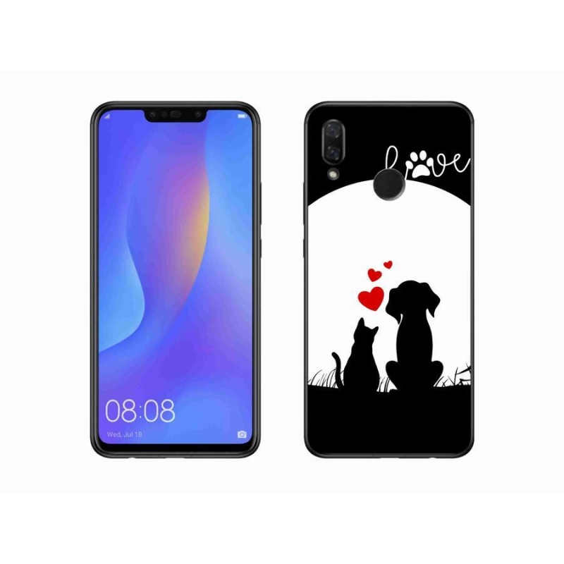 Gél tok mmCase a mobil Huawei Nova 3 - állatszerelemhez