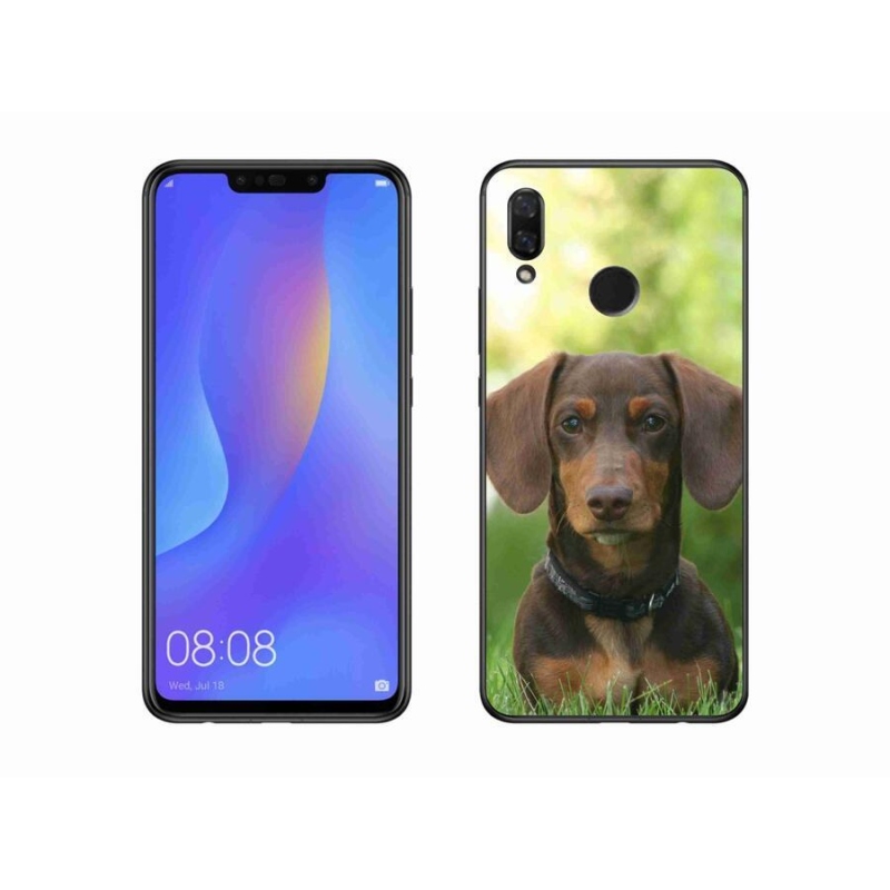 Gél tok mmCase mobiltelefonhoz Huawei Nova 3i - barna tacskó