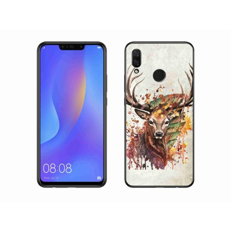 Gél tok mmCase mobil Huawei Nova 3i - szarvas 1