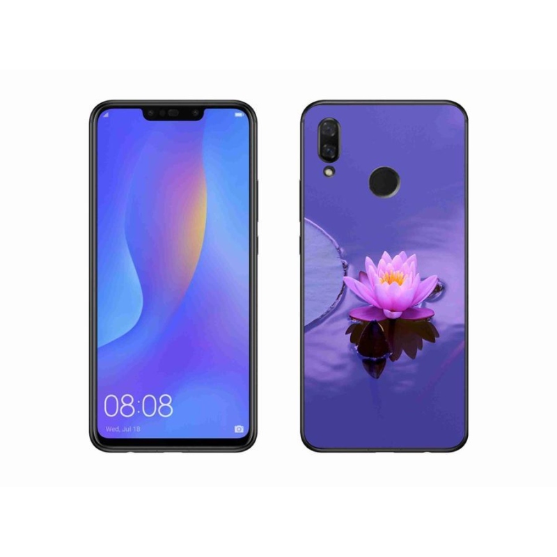 Gél tok mmCase mobil Huawei Nova 3i - virág a felszínen