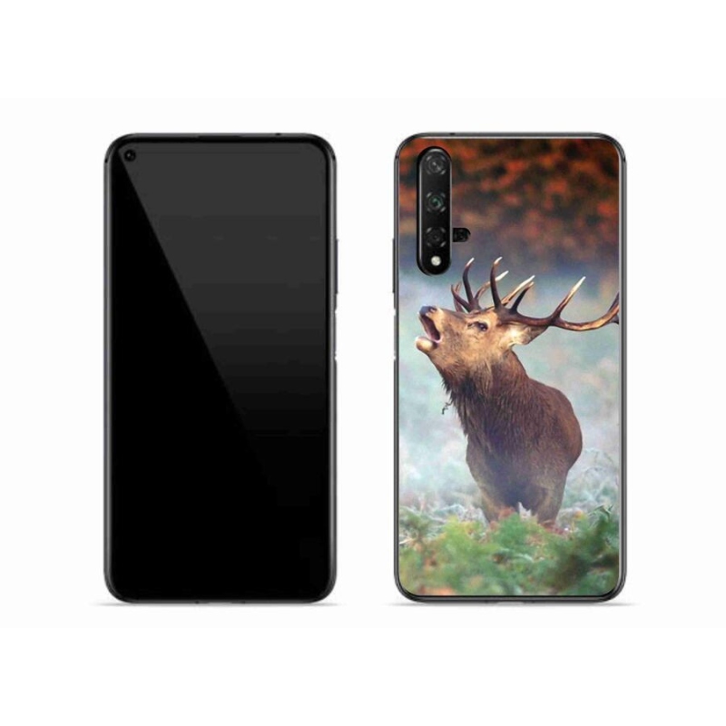 Gél tok mmCase mobil Huawei Nova 5T - szarvas 2