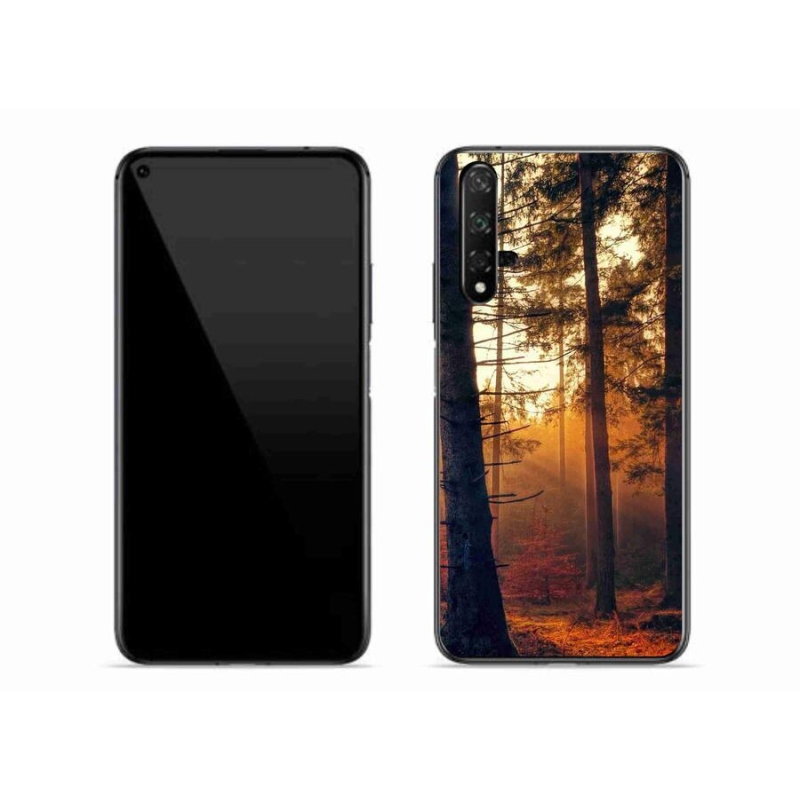 Gél tok mmCase a Huawei Nova 5T-hez - erdő