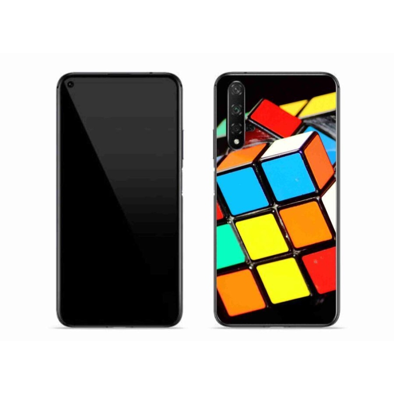 Gél tok mmCase mobil Huawei Nova 5T - Rubik kocka