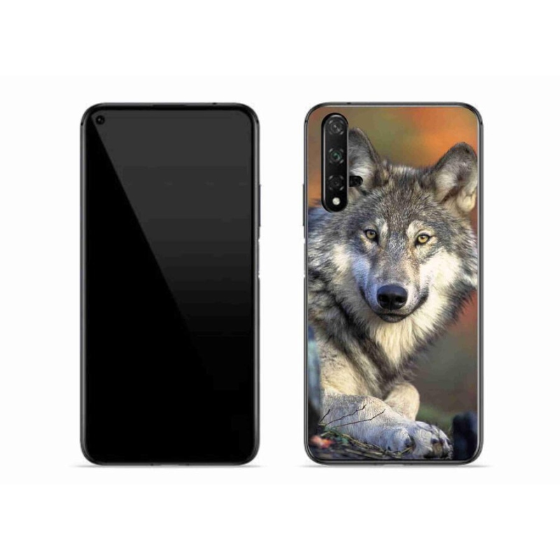 Gél tok mmCase a mobil Huawei Nova 5T - farkas