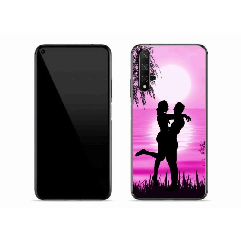 Gél tok mmCase a Huawei Nova 5T-hez - naplemente