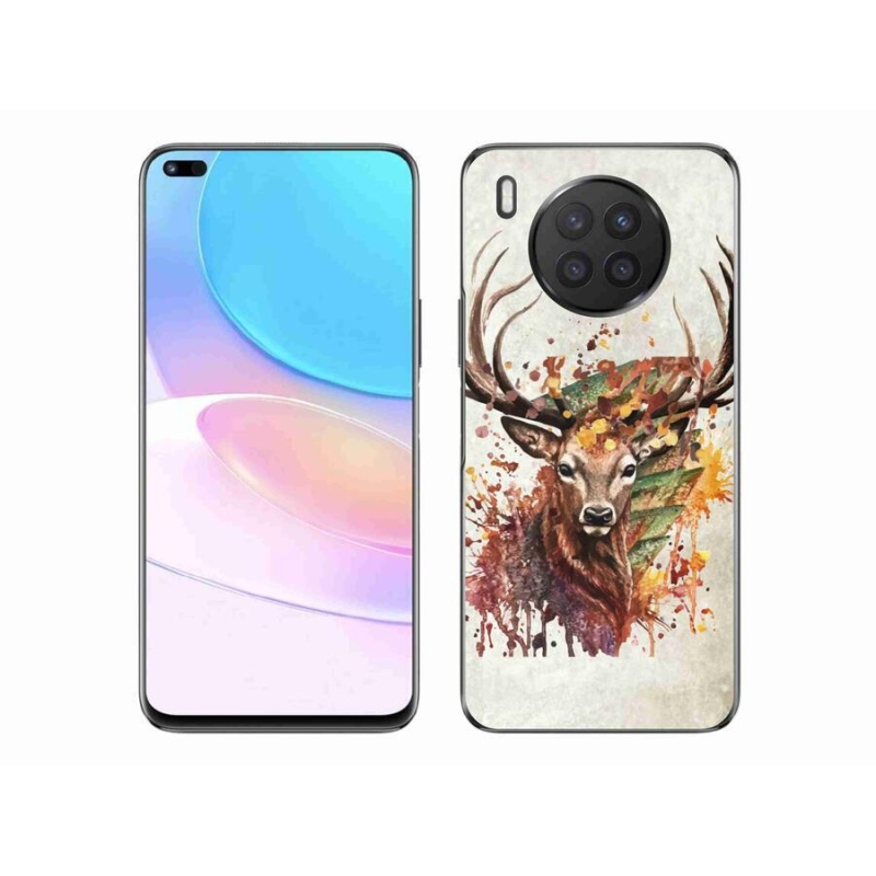 Gél tok mmCase mobil Huawei Nova 8i - szarvas 1