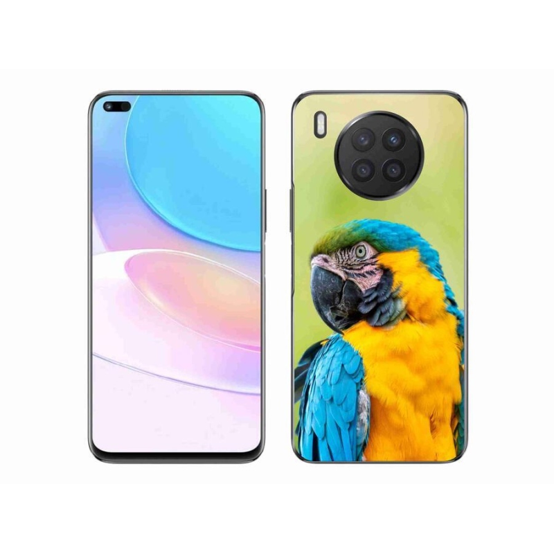 Gél tok mmCase mobil Huawei Nova 8i - papagáj ara 2