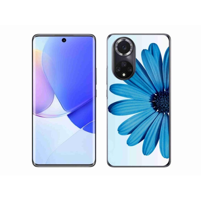 Gél tok mmCase mobiltelefonhoz Huawei Nova 9 - kék százszorszép