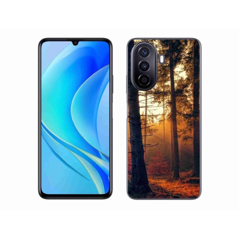 Gél tok mmCase mobil Huawei Nova Y70 - erdő