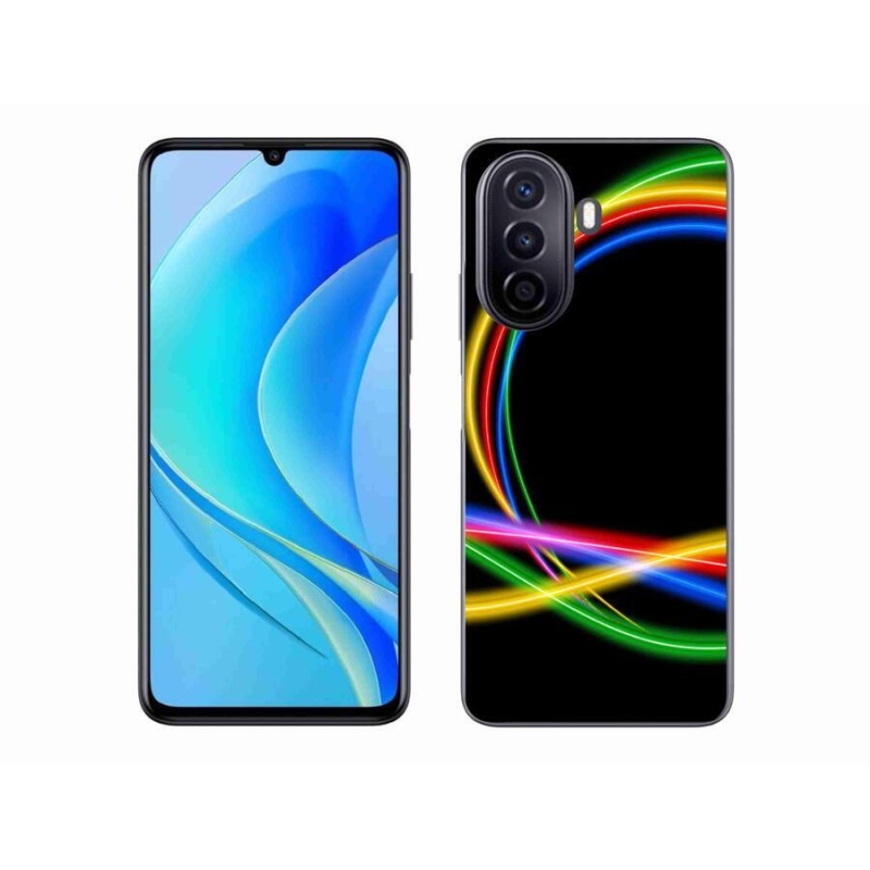 Gél tok mmCase a mobil Huawei Nova Y70 - neon körökhöz