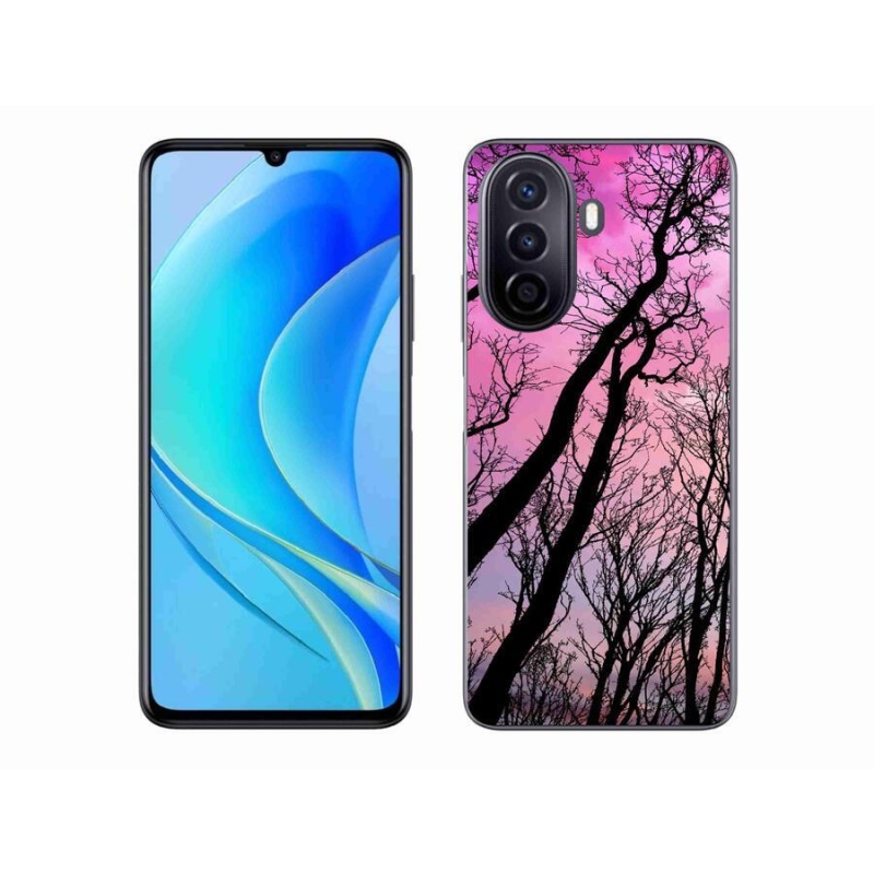 Gél tok mmCase a mobil Huawei Nova Y70 - kidőlt fákhoz