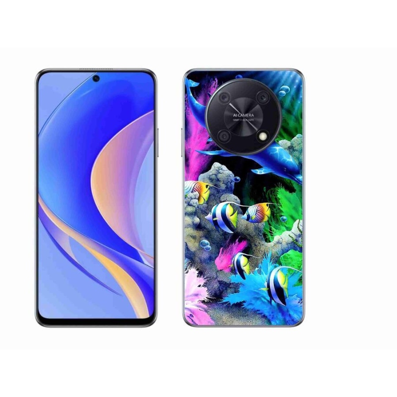Gél tok mmCase a mobil Huawei Nova Y90 - tengeri világhoz