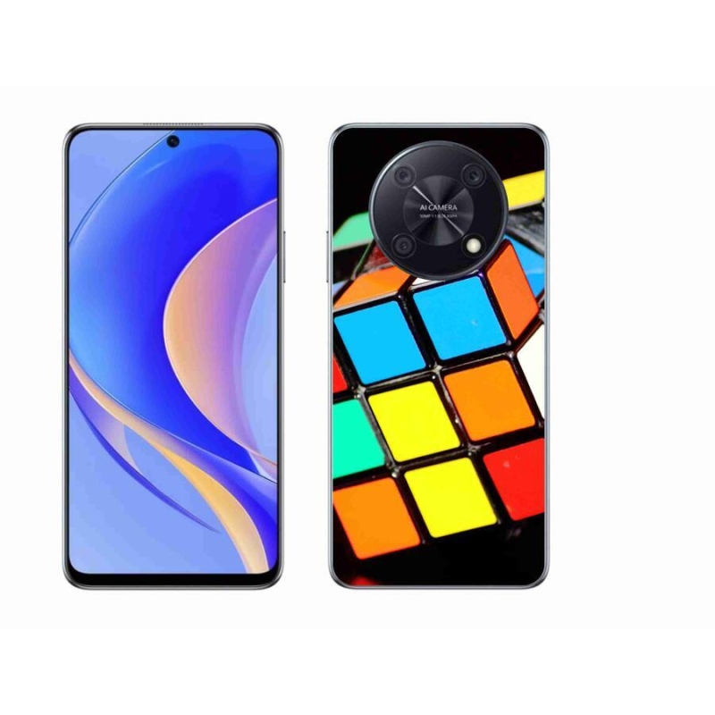 Gél tok mmCase mobil Huawei Nova Y90 - Rubik-kocka - mobiltelefonhoz