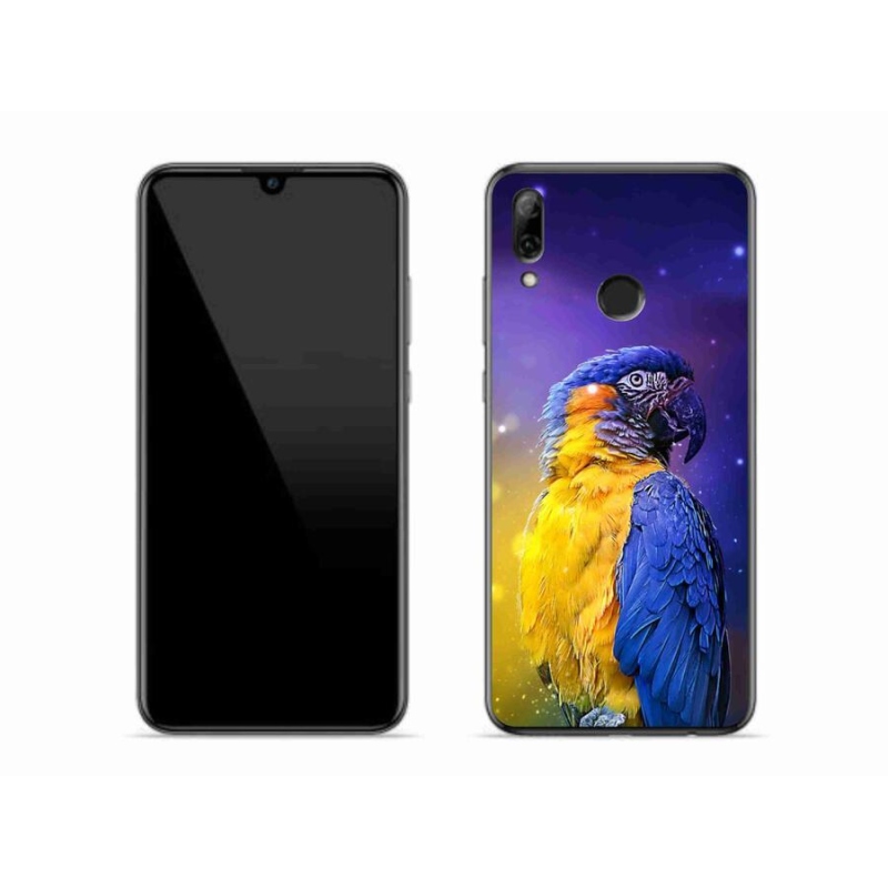Gél tok mmCase mobil Huawei P Smart (2019) - papagáj ara 1