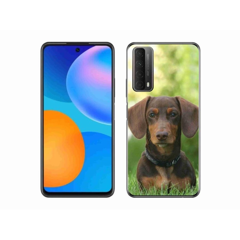 Gél tok mmCase mobiltelefonhoz Huawei P Smart (2021) - barna tacskó