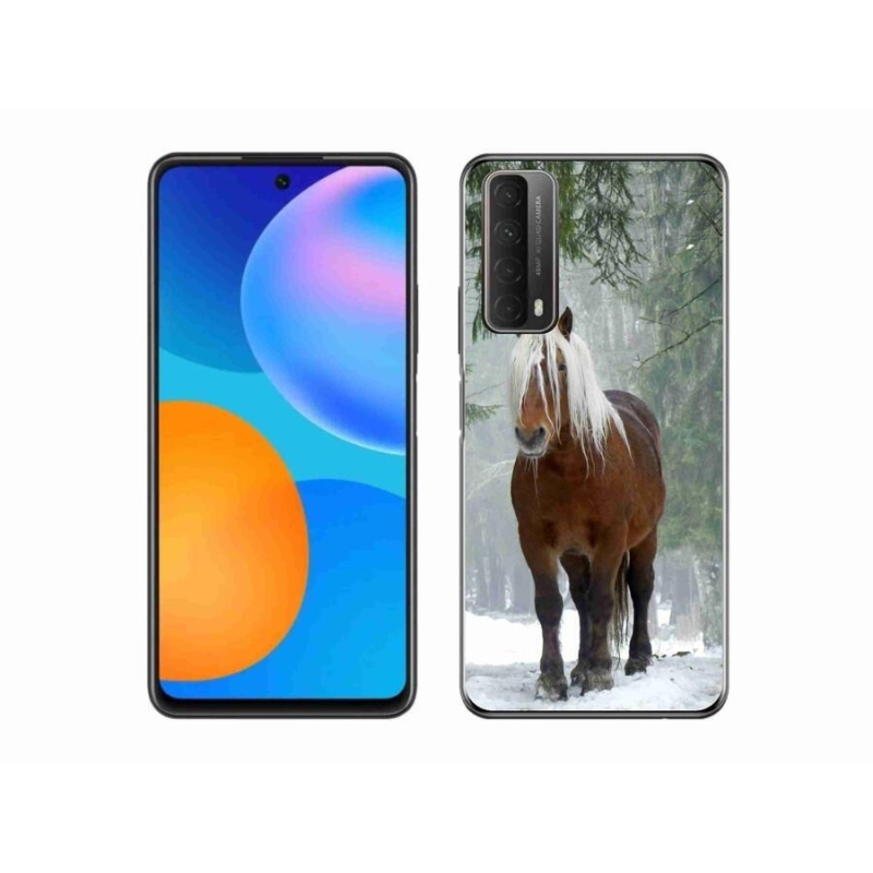 Gél tok mmCase mobil Huawei P Smart (2021) - ló az erdőben