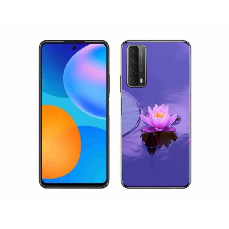Gél tok mmCase mobil Huawei P Smart (2021) - virág a vízen