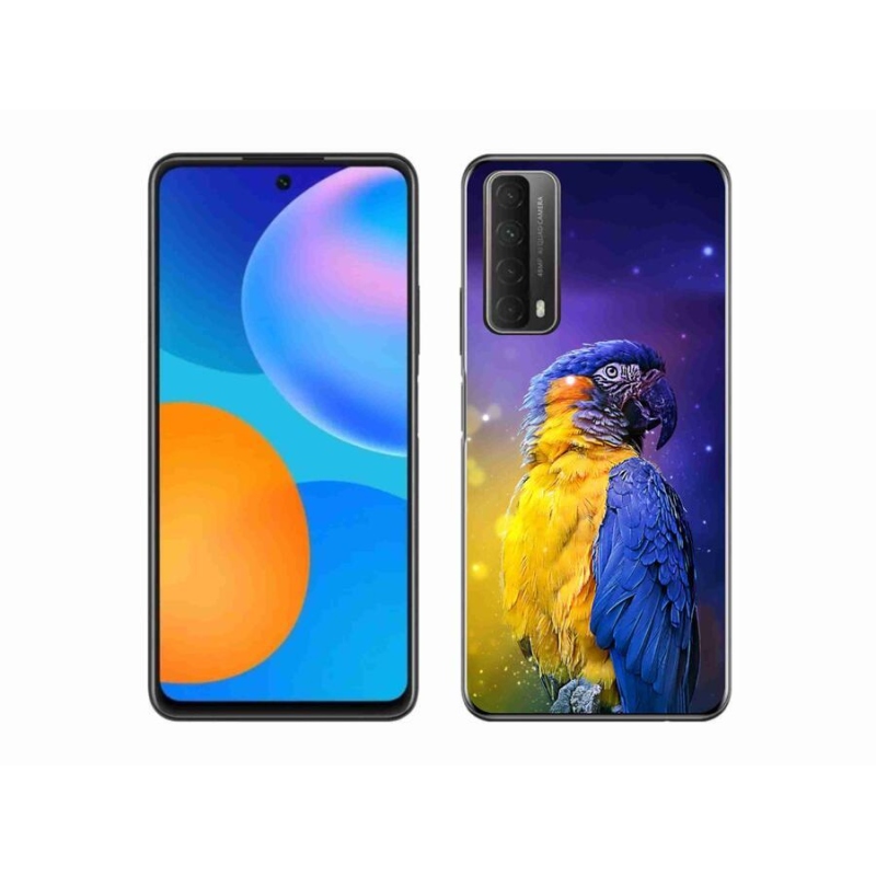 Gél tok mmCase mobiltelefonhoz Huawei P Smart (2021) - papagáj ara 1