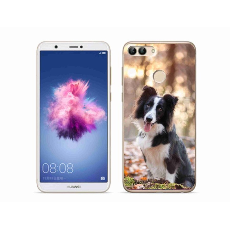 Gél tok mmCase mobil Huawei P Smart - border colie 1