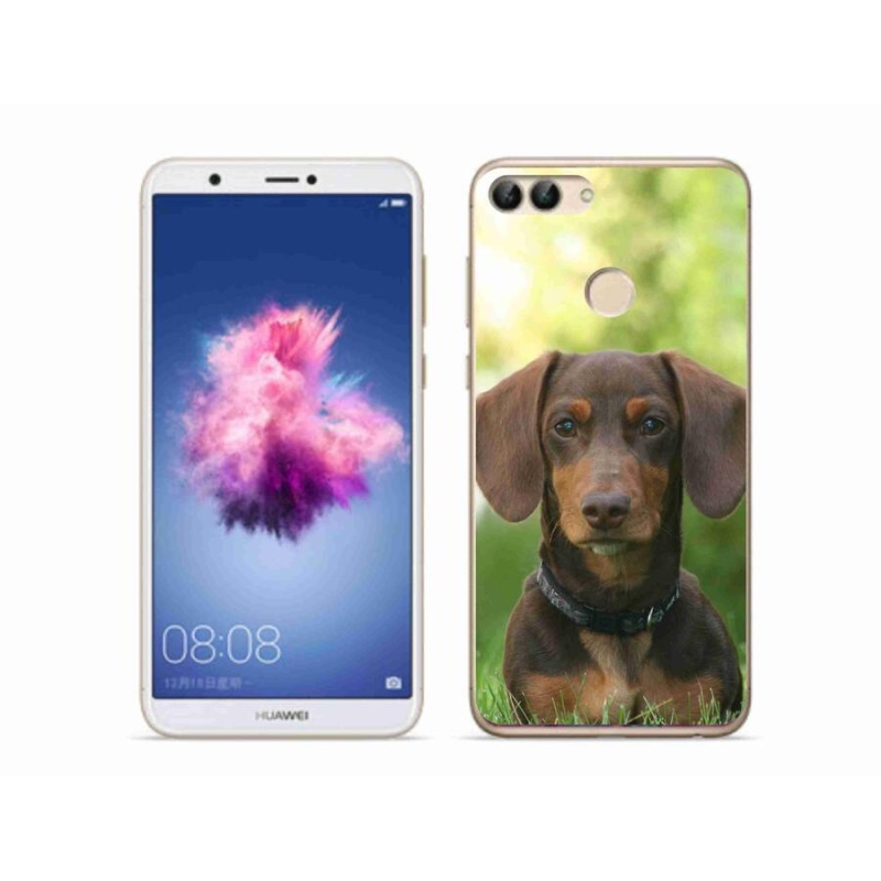 Gél tok mmCase a mobil Huawei P Smart - barna tacskóhoz