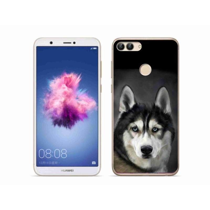 Gél tok mmCase mobil Huawei P Smart - husky