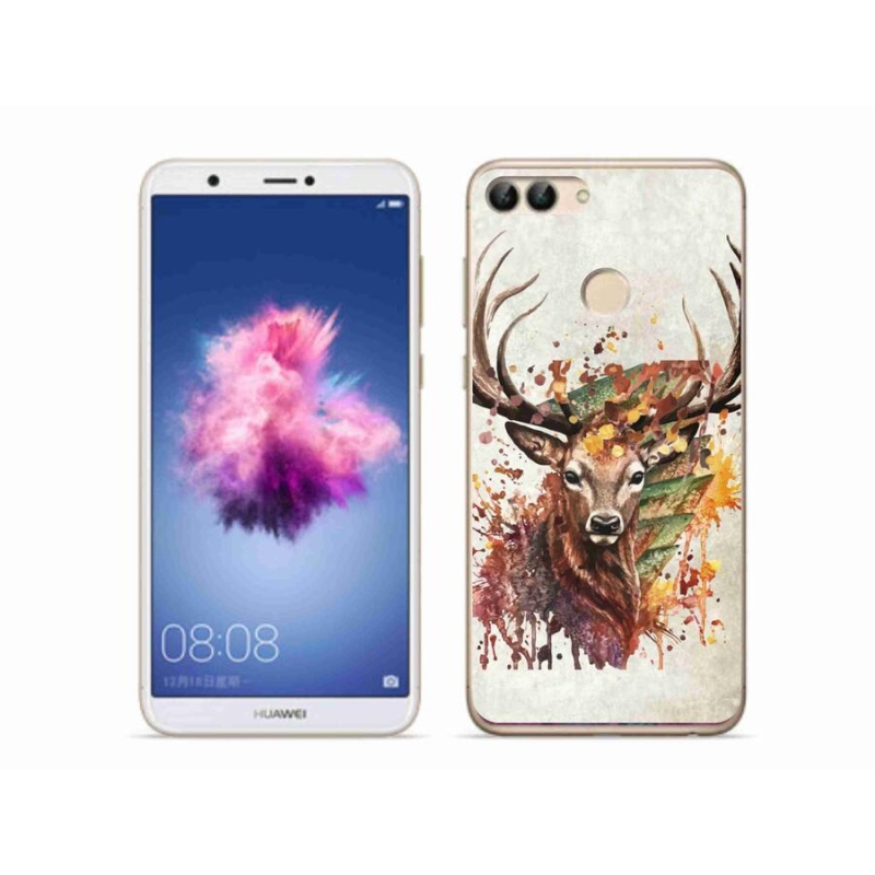 Gél tok mmCase mobil Huawei P Smart - szarvas 1