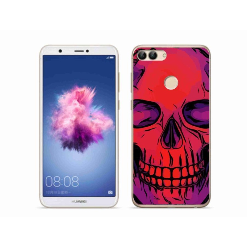 Gél tok mmCase mobil Huawei P Smart - koponya