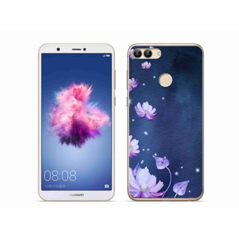 Gél tok mmCase a mobil Huawei P Smarthoz - virághullás