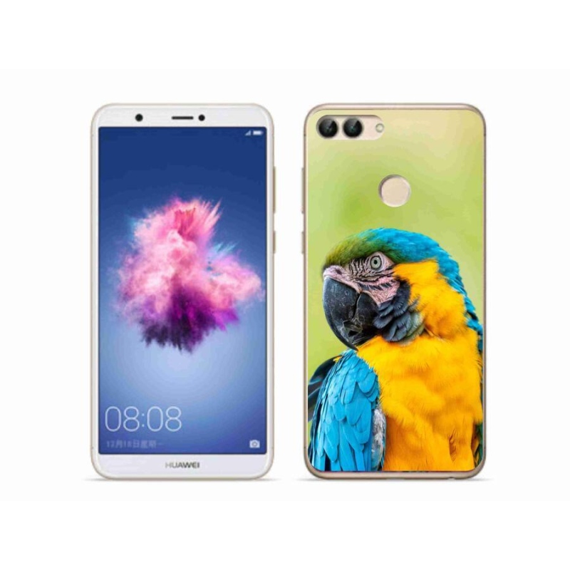 Gél tok mmCase mobil Huawei P Smart - papagáj ara 2