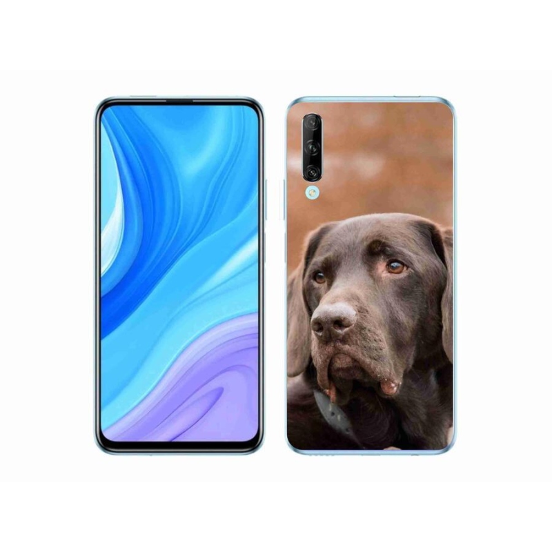 Gél tok mmCase mobiltelefonhoz Huawei P Smart Pro (2019) - barna labrador