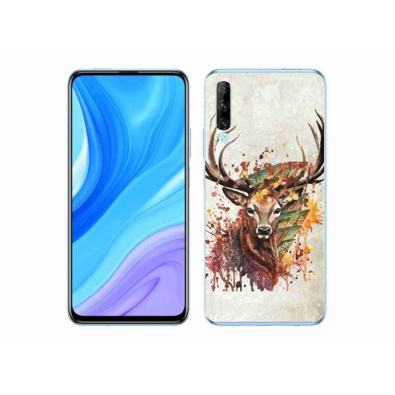 Gél tok mmCase a mobil Huawei P Smart Pro (2019) - szarvas 1