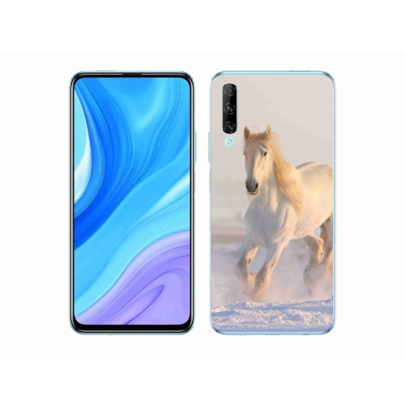 Gél tok mmCase mobil Huawei P Smart Pro (2019) - ló a hóban