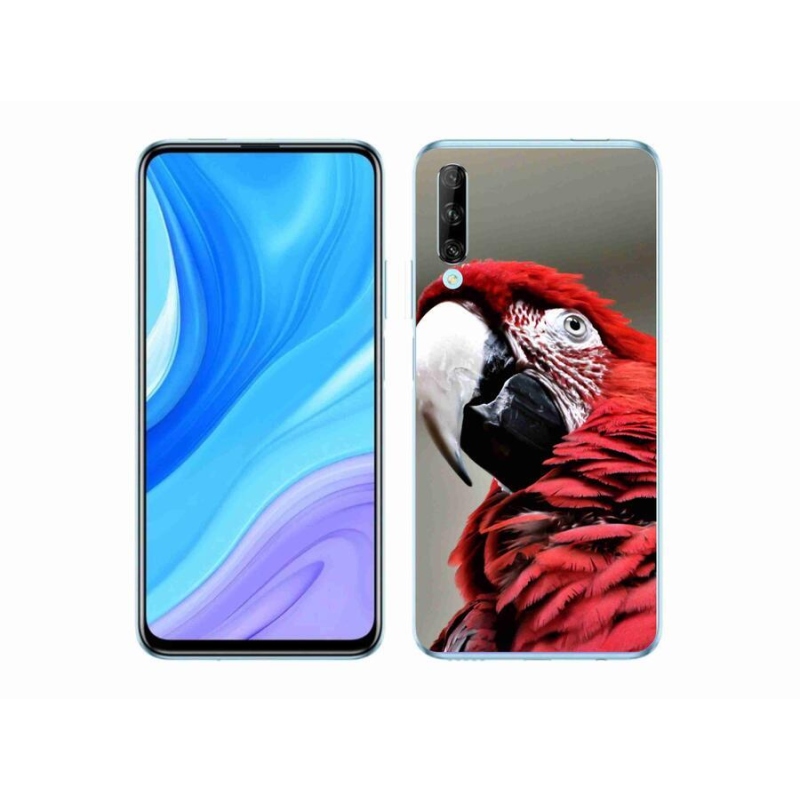 Gél tok mmCase mobiltelefonhoz Huawei P Smart Pro (2019) - papagáj ara piros