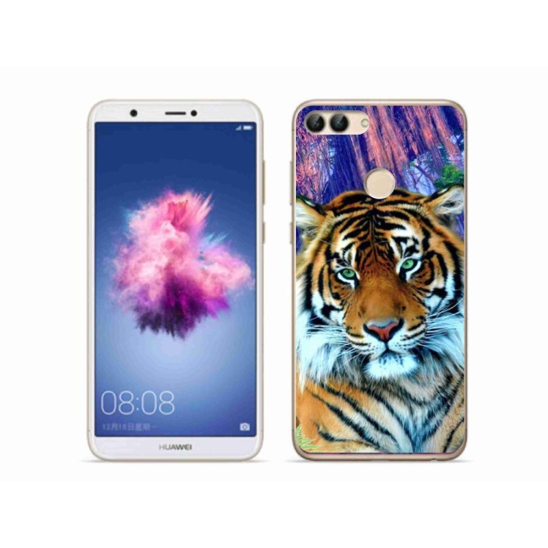 Gél tok mmCase mobil Huawei P Smart - tigris