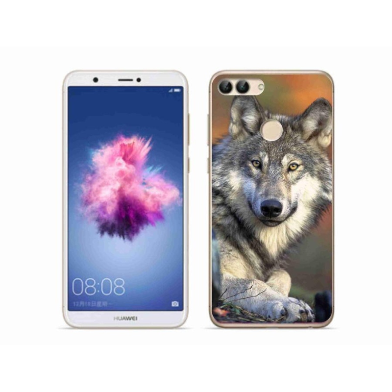 Gél tok mmCase mobil Huawei P Smart - farkas