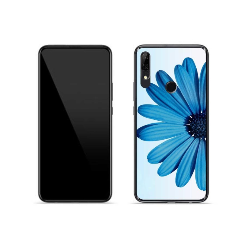 Gél tok mmCase mobiltelefonhoz Huawei P Smart Z - kék százszorszép