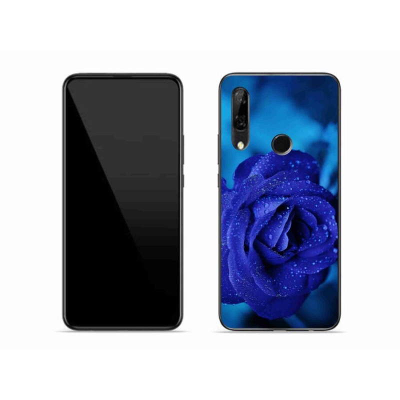 Gél tok mmCase mobiltelefonhoz Huawei P Smart Z - kék rózsa